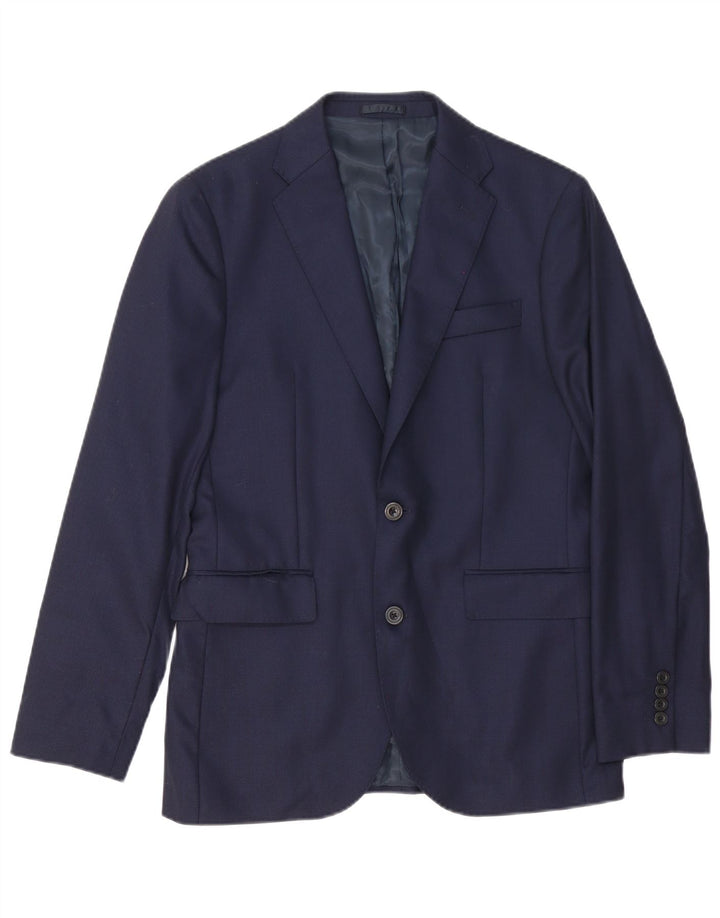 John Lewis Herren-Blazer mit 2 Knöpfen, reguläre Passform, UK 38, mittleres Marineblau