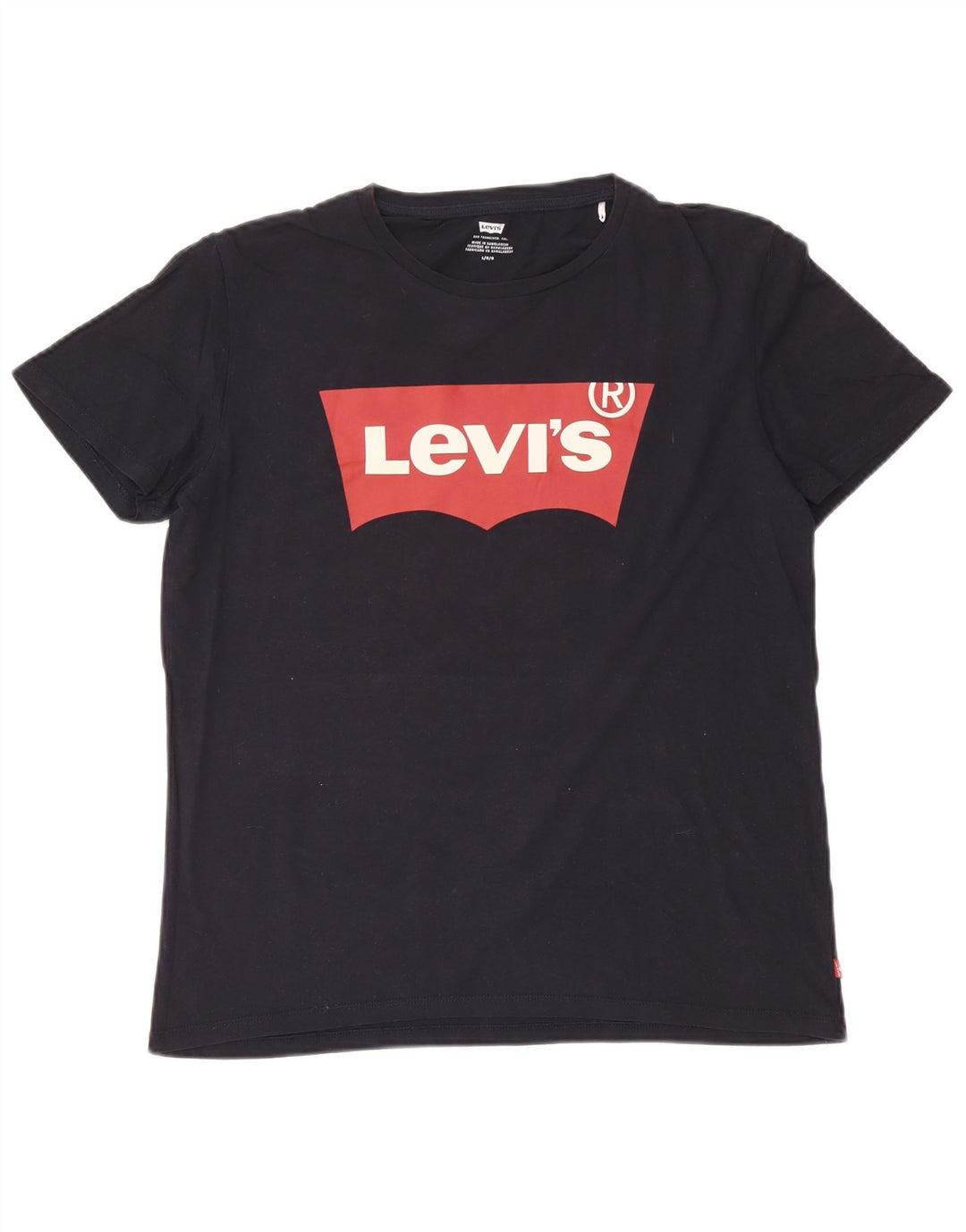 Levi's Herren-T-Shirt mit Grafik, Größe L, Marineblau