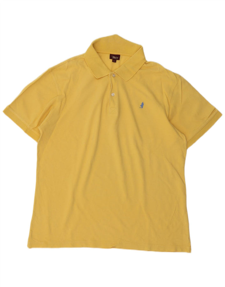 Marlboro Classics Herren Poloshirt 2XL Gelb Baumwolle