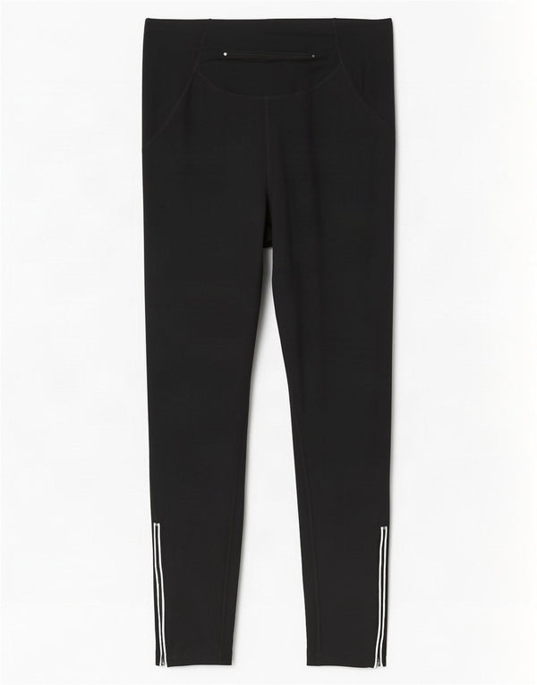 Nike Damen Leggings UK 10/12 Mittelschwarzes Polyester