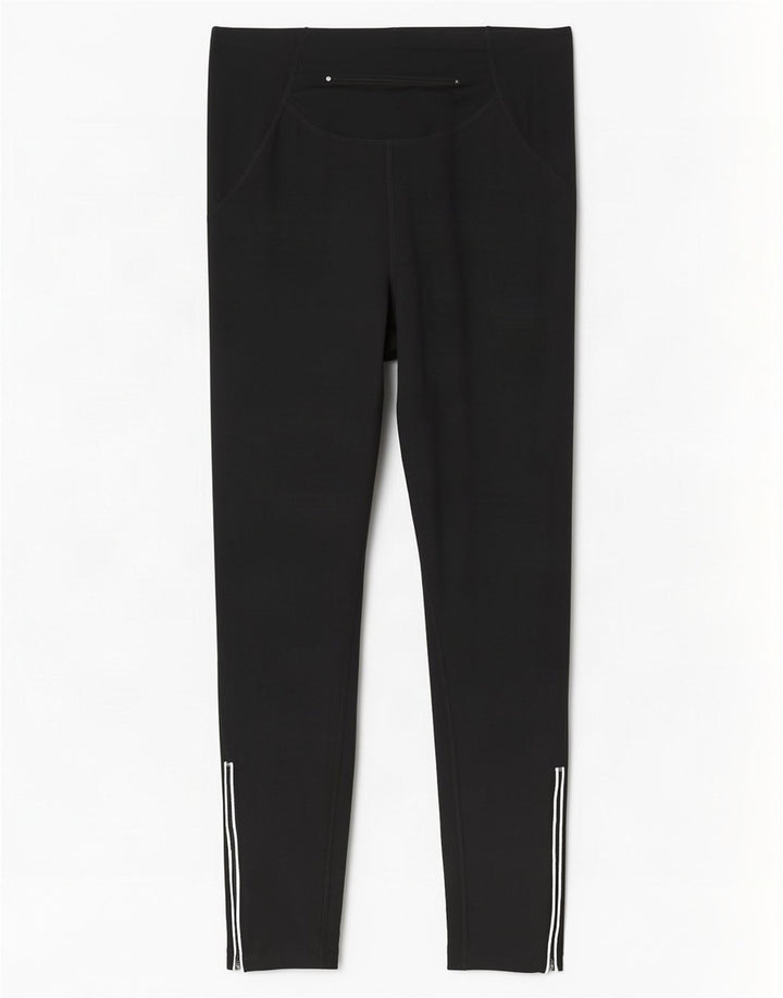 Nike Damen Leggings UK 10/12 Mittelschwarzes Polyester