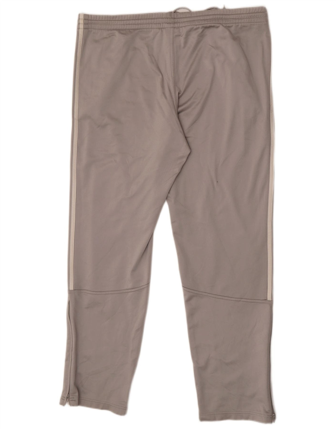 Adidas Herren-Trainingshose, UK 40/42, mittelgraues Polyester