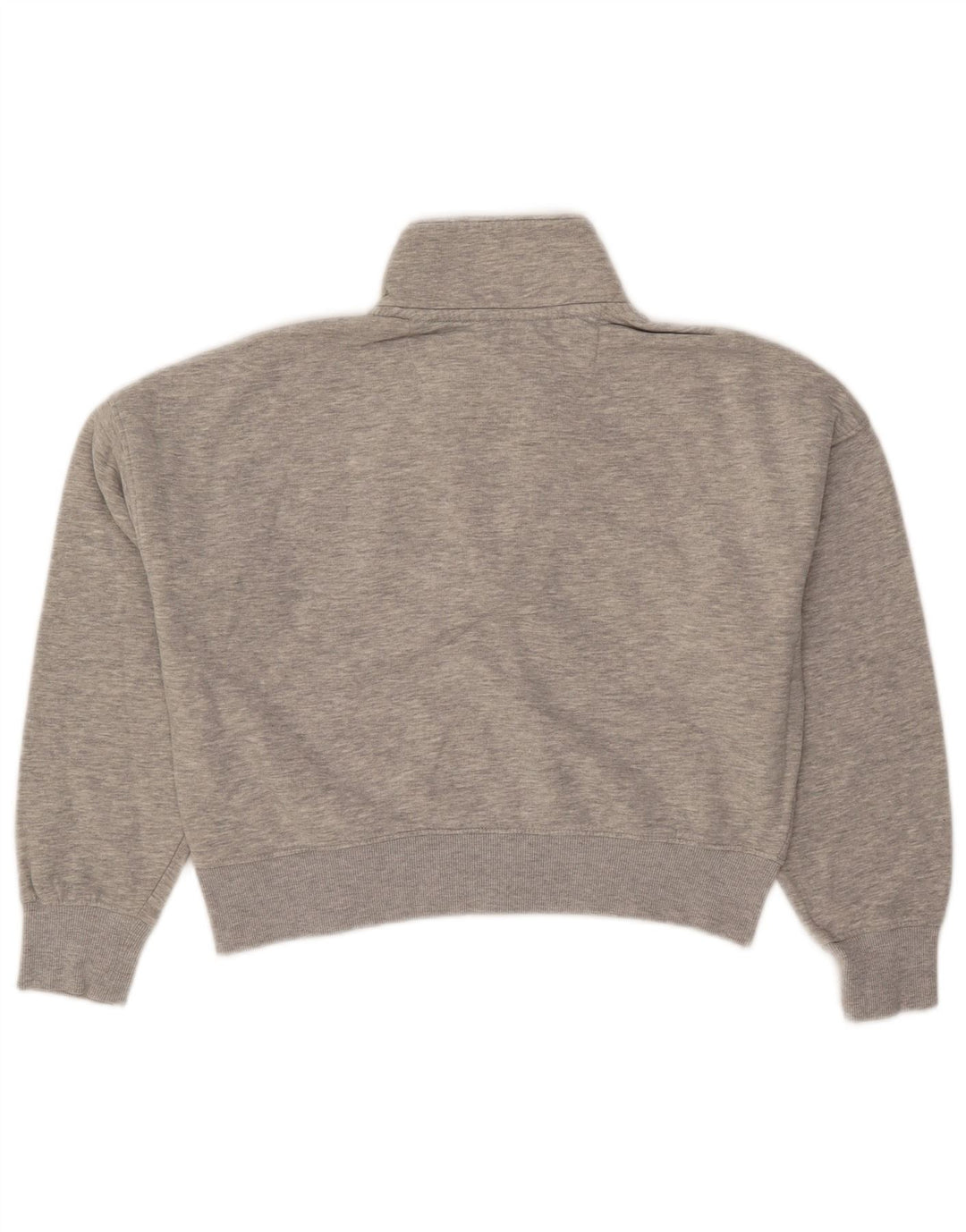 Jack Wills Crop-Oversize-Sweatshirt für Damen, Größe S, Gr. 8, Grau meliert