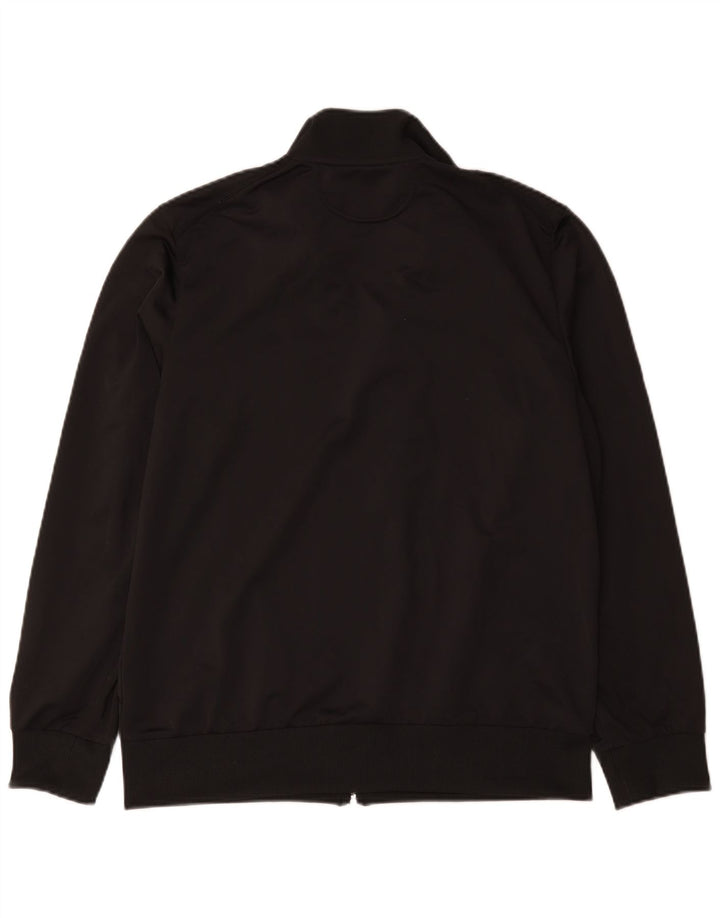 Lotto Herren-Trainingsanzug-Top-Jacke, Mittelschwarzes Polyester