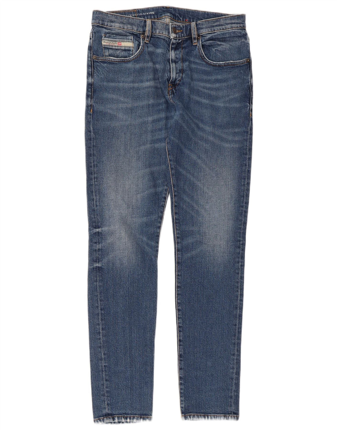 Diesel Damen Slim Jeans W32 L30 Blaue Baumwolle