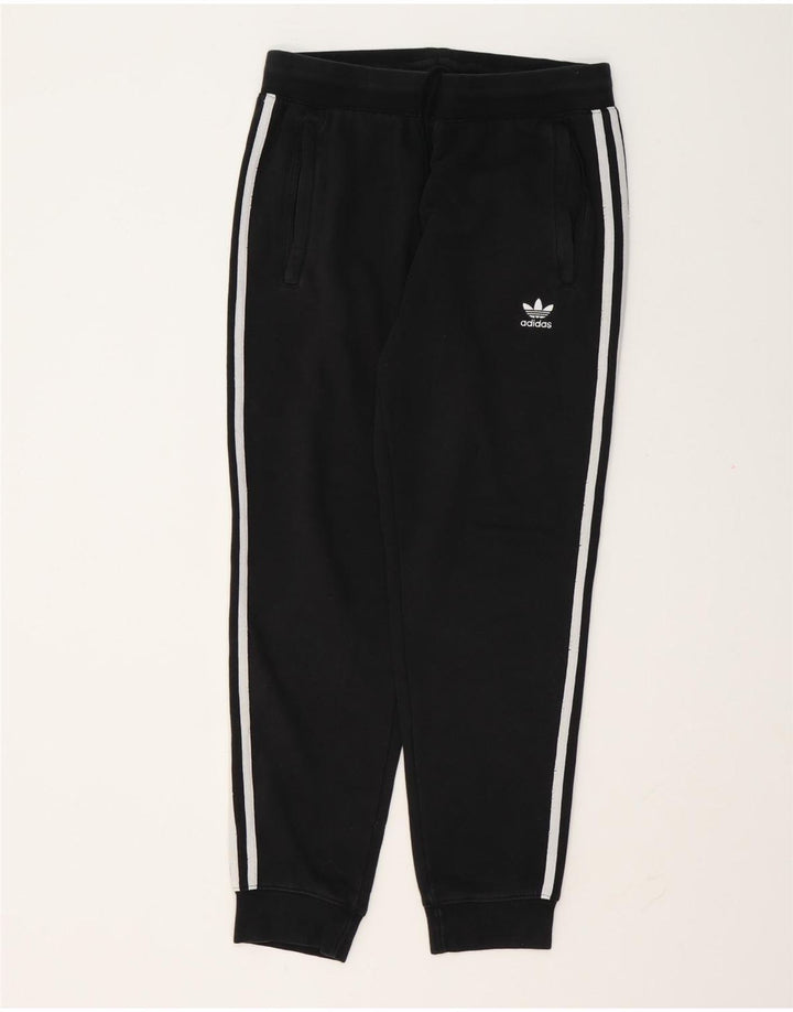Adidas Herren-Trainingshose, Jogginghose, mittelschwarz, Baumwolle
