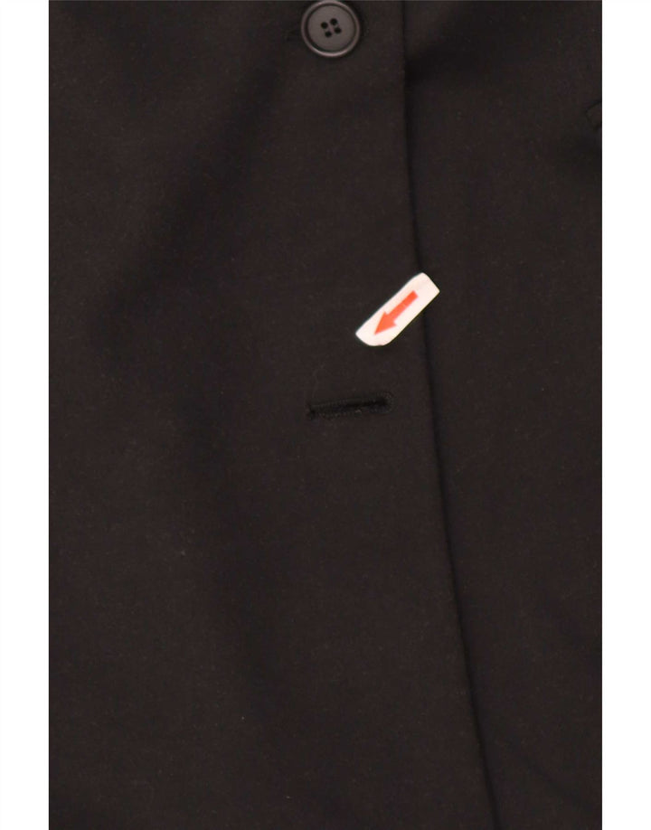 Gina Lebole Damen Zweireihiger Mantel UK 14 Medium Black