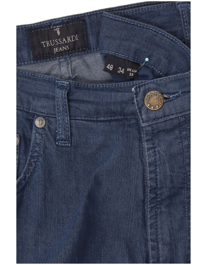 TRUSSARDI Herren Straight Jeans W32 L32 Blau