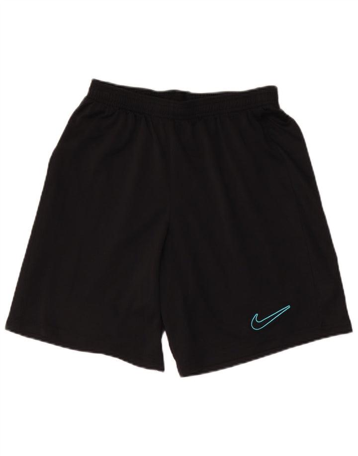 Nike Dri Fit Slim Sport-Shorts für Jungen, 10–11 Jahre, mittelgroß, schwarzes Polyester