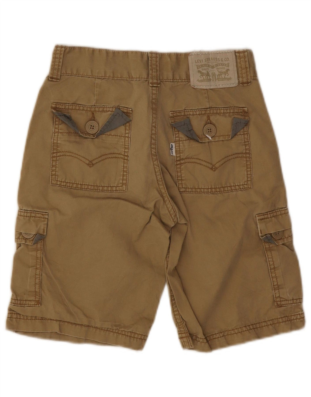 Levi's Cargo-Shorts für Jungen, 7–8 Jahre, W24, beige Baumwolle