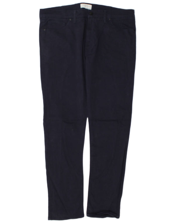 Marks & Spencer Herren Autograph Slim Freizeithose W38 L33 Marineblau