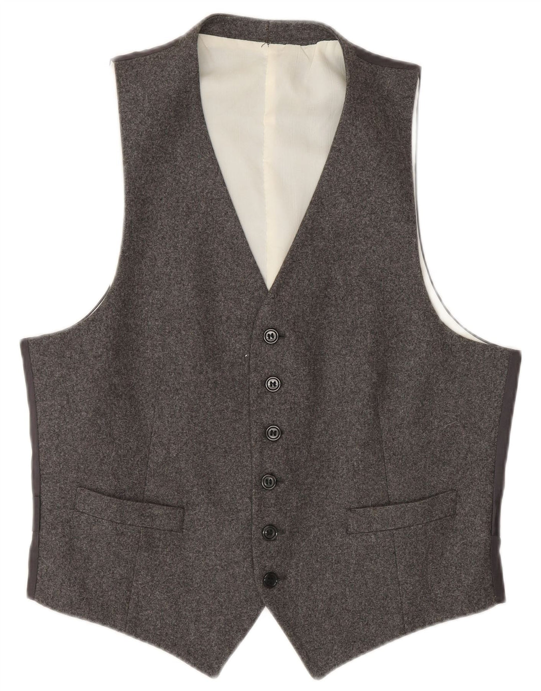 Vintage Herren Weste Klein Grau