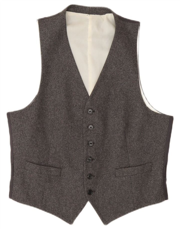 Vintage Herren Weste Klein Grau