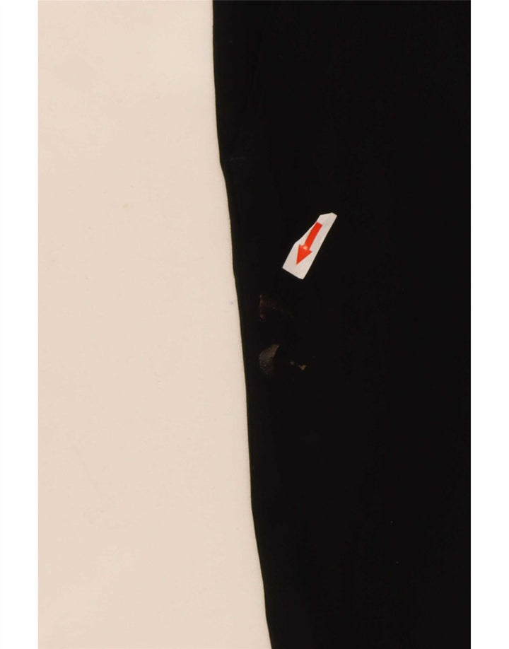 Marks & Spencer Herren-Anzughose mit normaler Passform, W32, L31, schwarzes Polyester