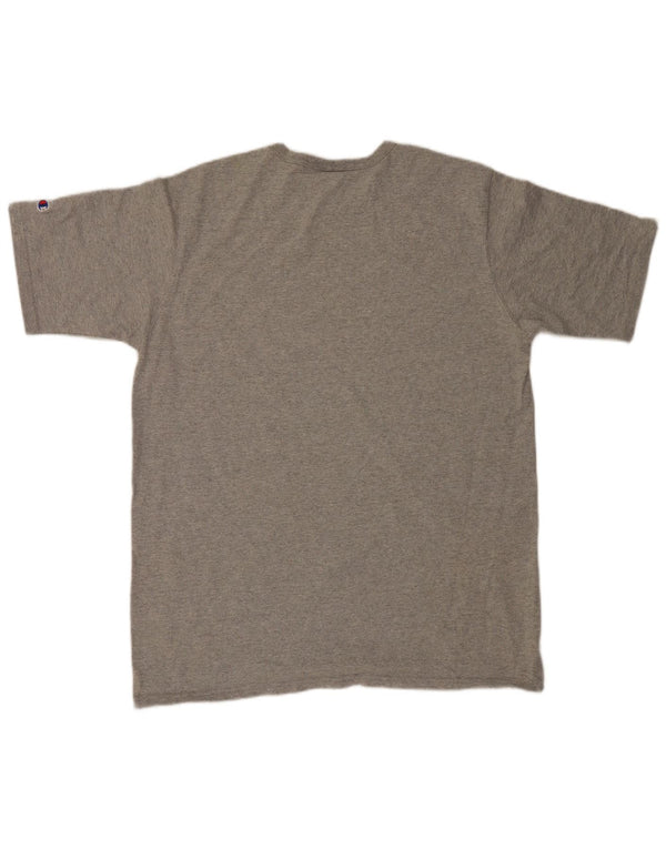 Champion Herren T-Shirt Top XL Grau gefleckte Baumwolle