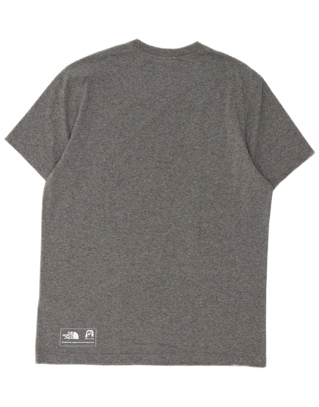 THE NORTH FACE Herren Grafik-T-Shirt-Oberteil aus mittelgrauer Baumwolle