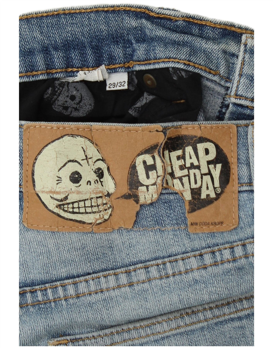Cheap Monday Damen Skinny Jeans W29 L32 Blau