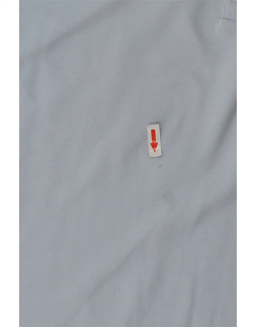 Lacoste Herren-Poloshirt, Größe 4, mittelblaue Baumwolle