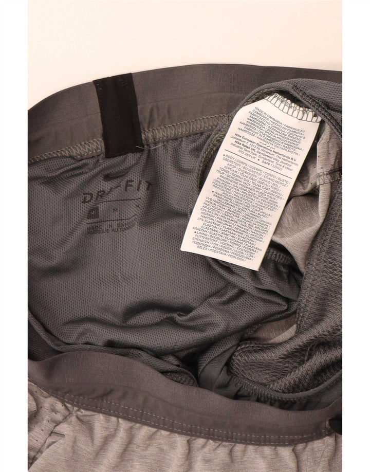 Nike Herren Dri Fit Sportshorts Mittelgraues Polyester