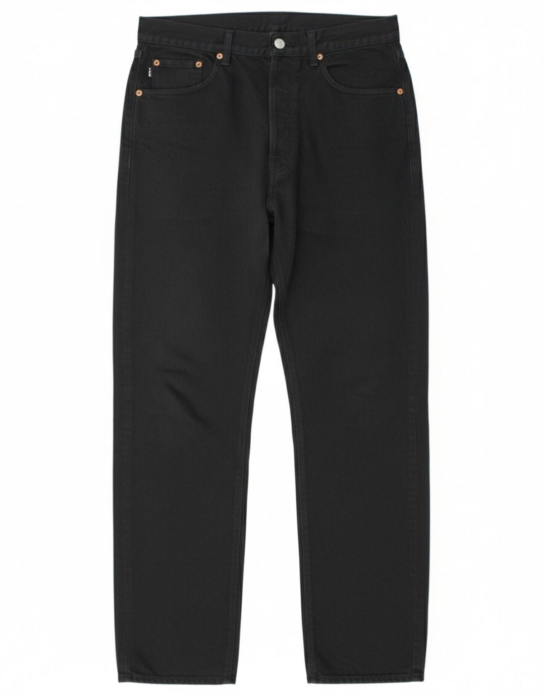 Replay Herren Tapered Jeans W32 L32 Schwarze Baumwolle