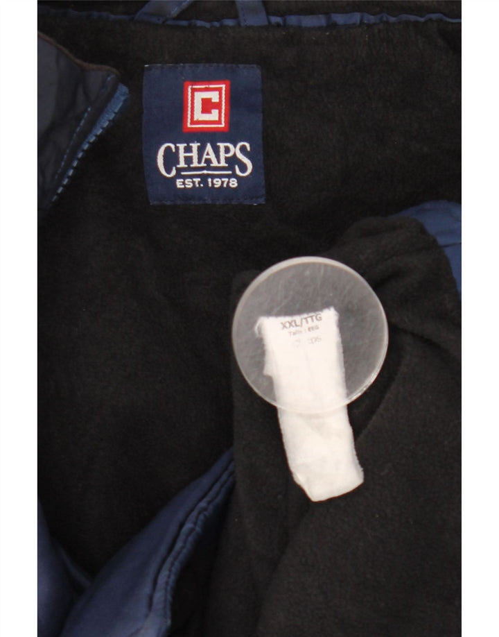 Chaps Herren-Windbreaker-Jacke, UK 44, 2XL, Marineblau, Farbblock