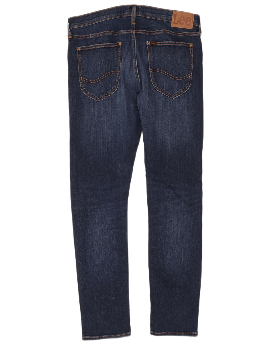 Lee Herren Luke Slim Jeans W34 L32 Marineblau Baumwolle