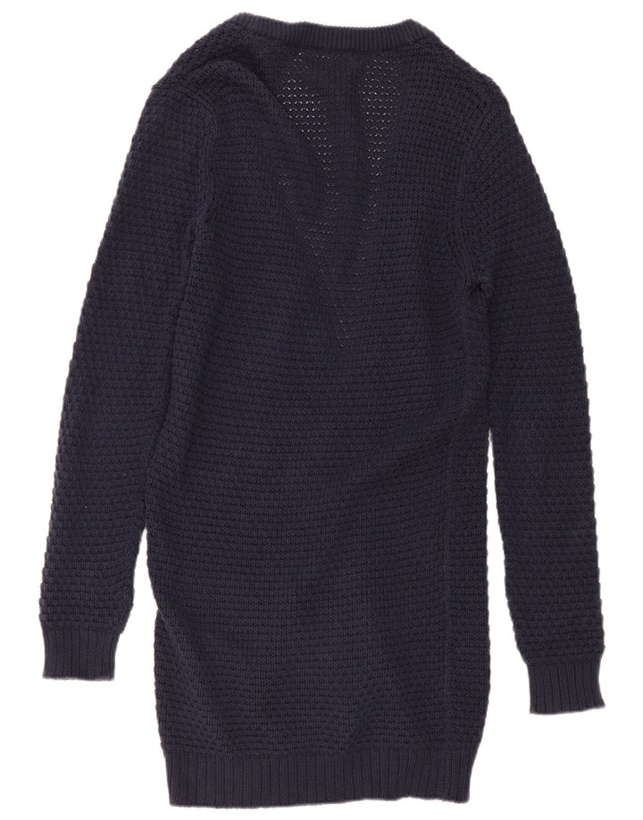 Offener Strickjackenpullover für Herren von ZARA, mittelmarineblaue Baumwolle