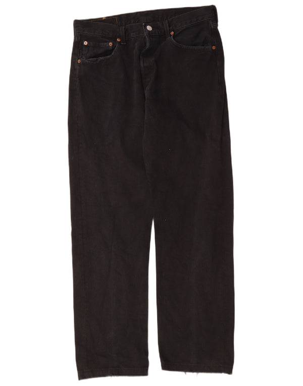 Levi's Damen 501 W32 L29 schwarze Baumwolle