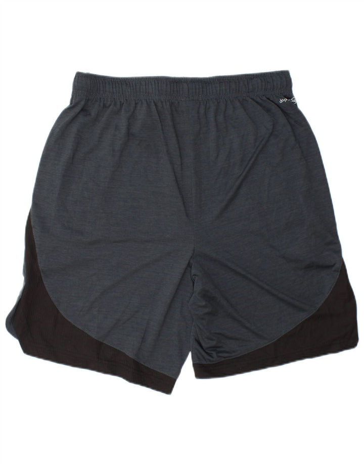 RUSSELL ATHLETIC Herren Dri-Power Sportshorts Mittelgrau Farbblock
