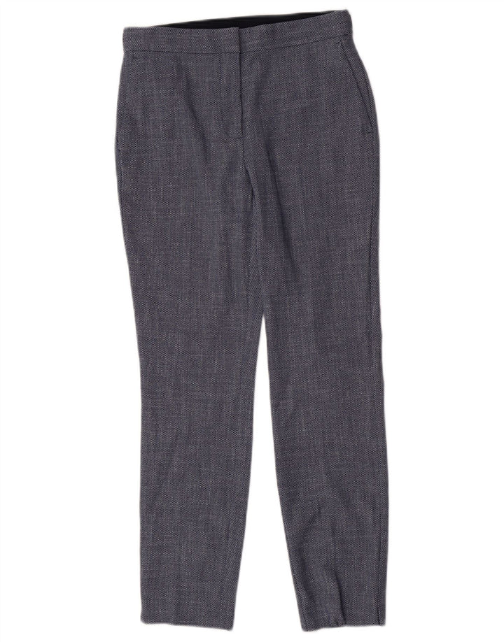 Slim-Anzughose für Damen von Zara, Größe S, W26, L27, Marineblau, geometrisches Polyester