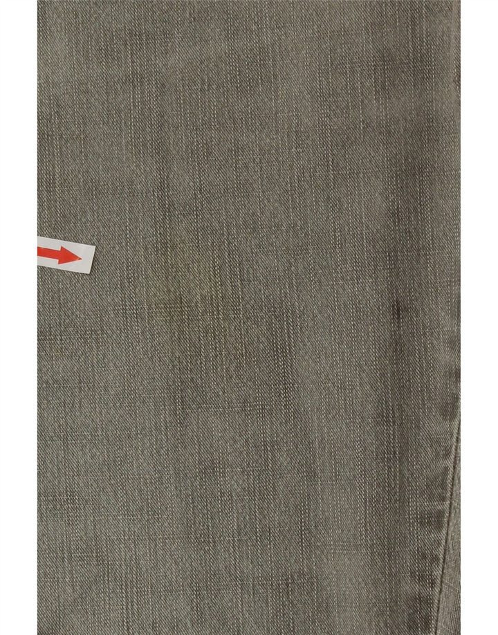 Wrangler Herren Texas Stretch Straight Jeans W36 L32 Graue Baumwolle