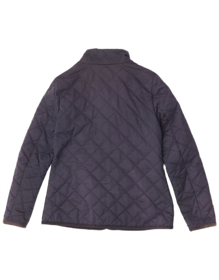 Fat Face Damen Steppjacke UK 12 Medium Marineblau Polyester