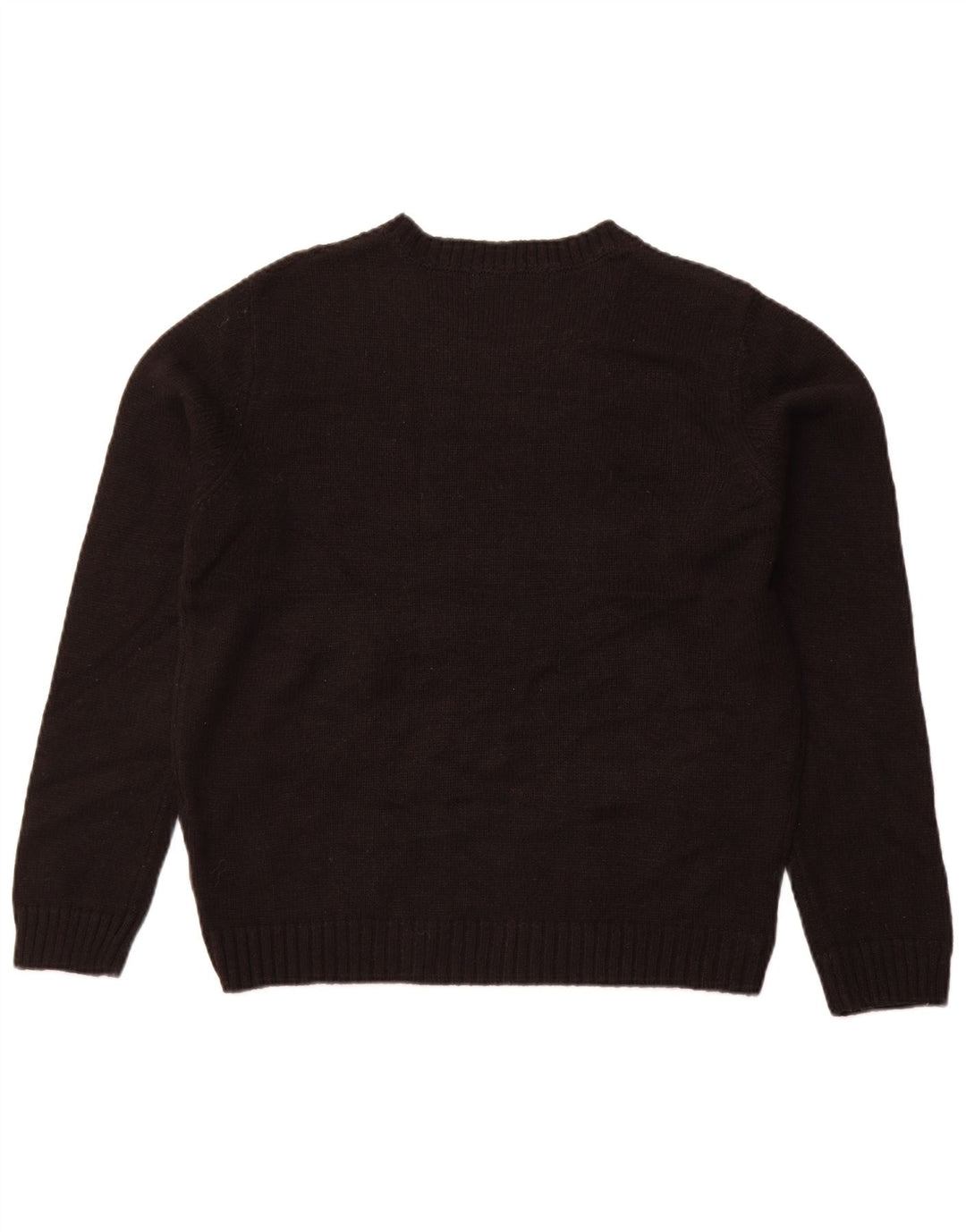 Zara Damen-Pullover mit Rundhalsausschnitt, Gr. 44, Größe L, Schwarz, Acryl