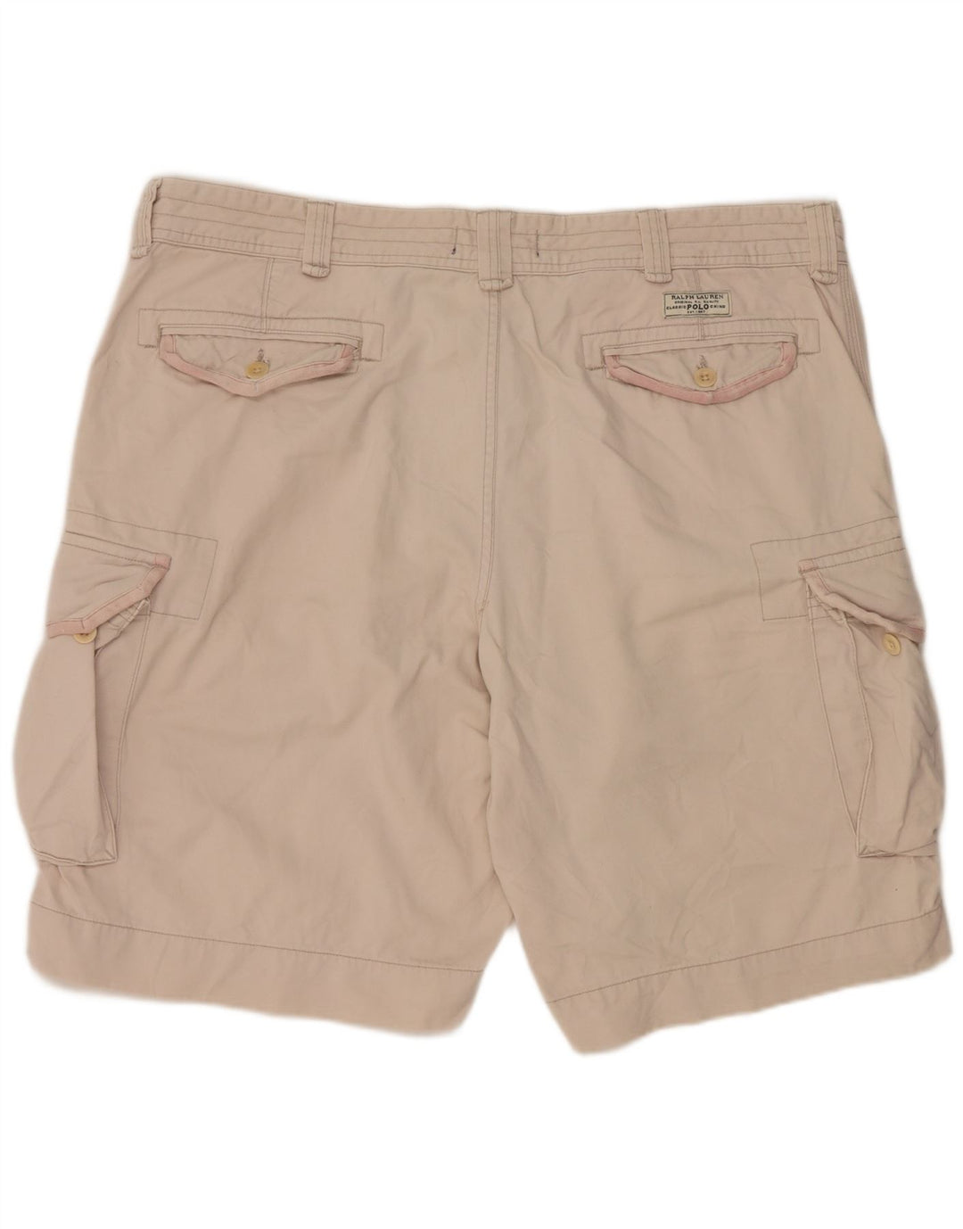 Ralph Lauren Herren Cargoshorts W40 XL Beige Baumwolle