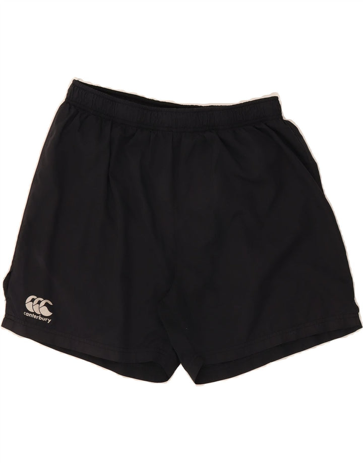 CANTERBURY Mens Sport Shorts XL  Black Polyester Vintage Canterbury and Second-Hand Canterbury from Messina Hembry 