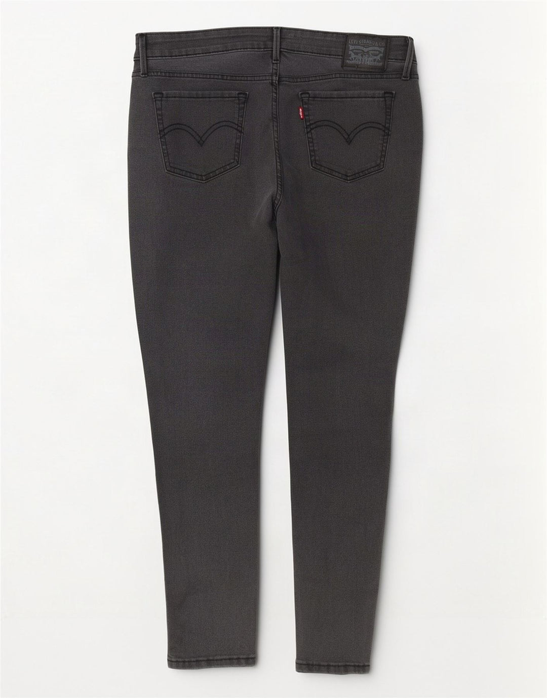 Levi's Damen 711 Skinny Jeans W27 L27 Graue Baumwolle