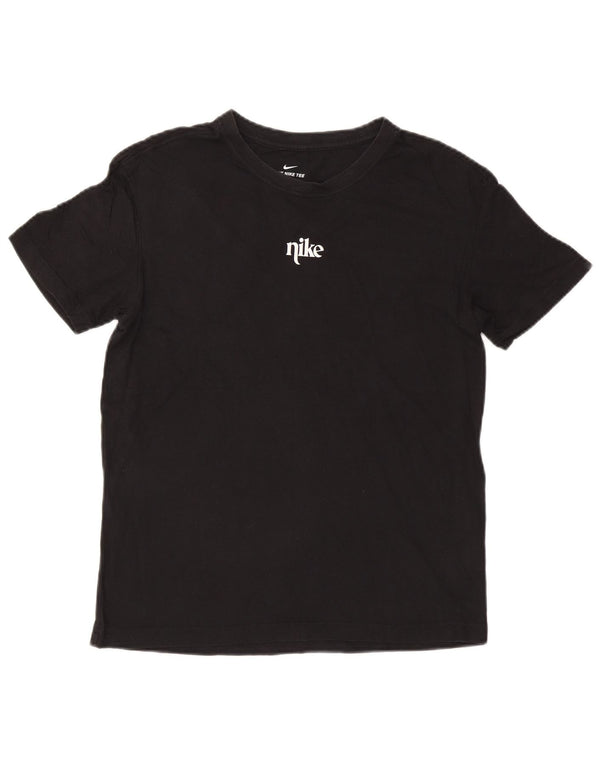Nike Herren-T-Shirt mit Grafik, Größe S, schwarze Baumwolle