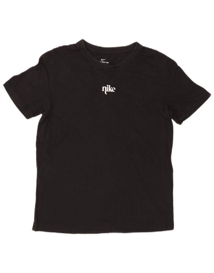 Nike Herren-T-Shirt mit Grafik, Größe S, schwarze Baumwolle