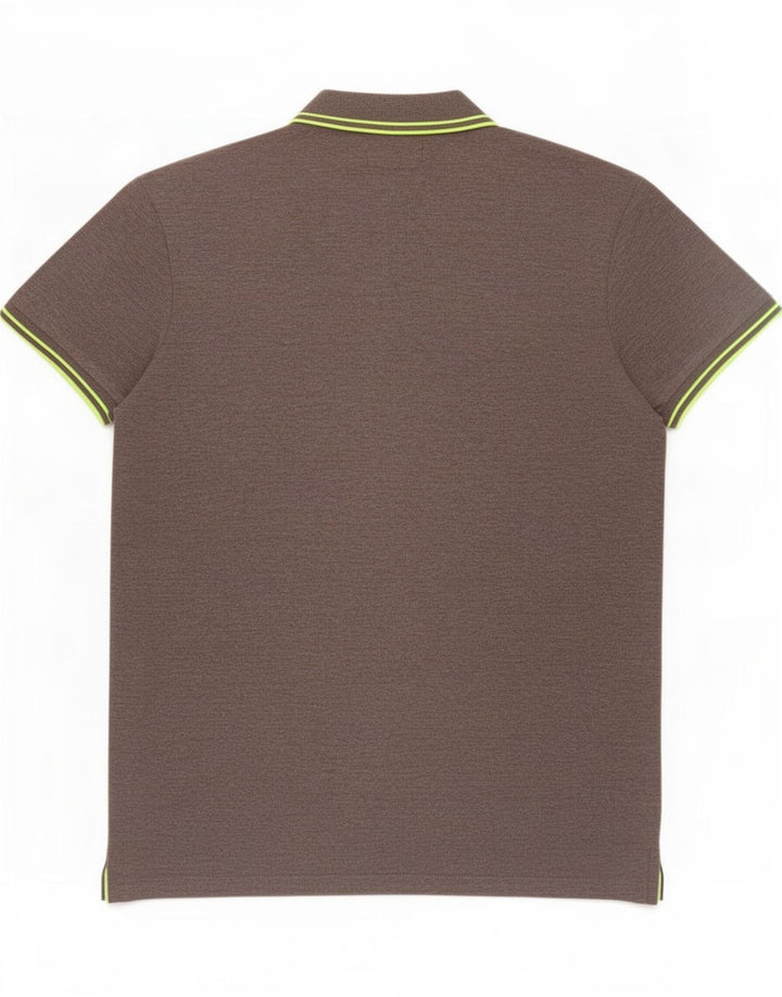 Jack & Jones Herren-Poloshirt aus mittelgrauem Polyester