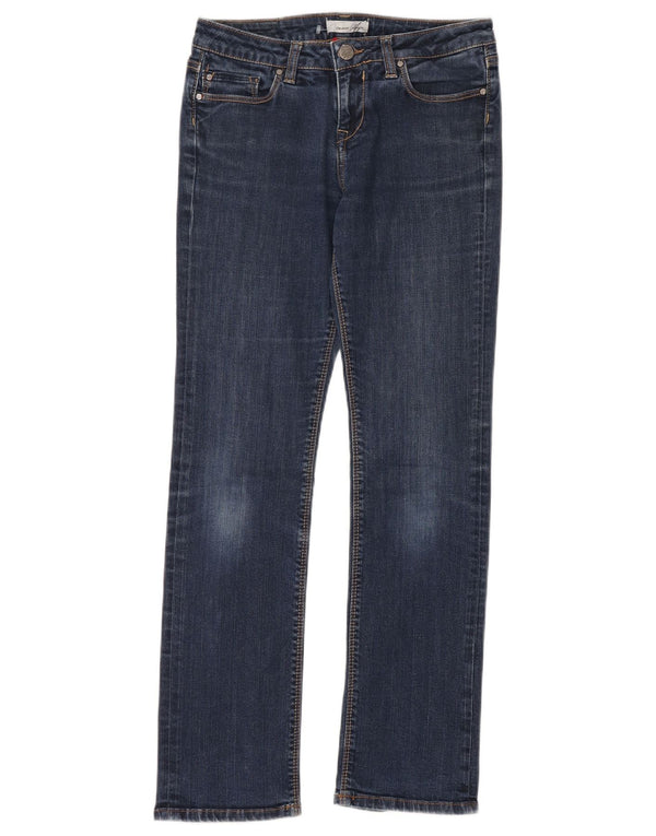 Tommy Hilfiger Damen Straight Jeans W26 L30 Blaue Baumwolle