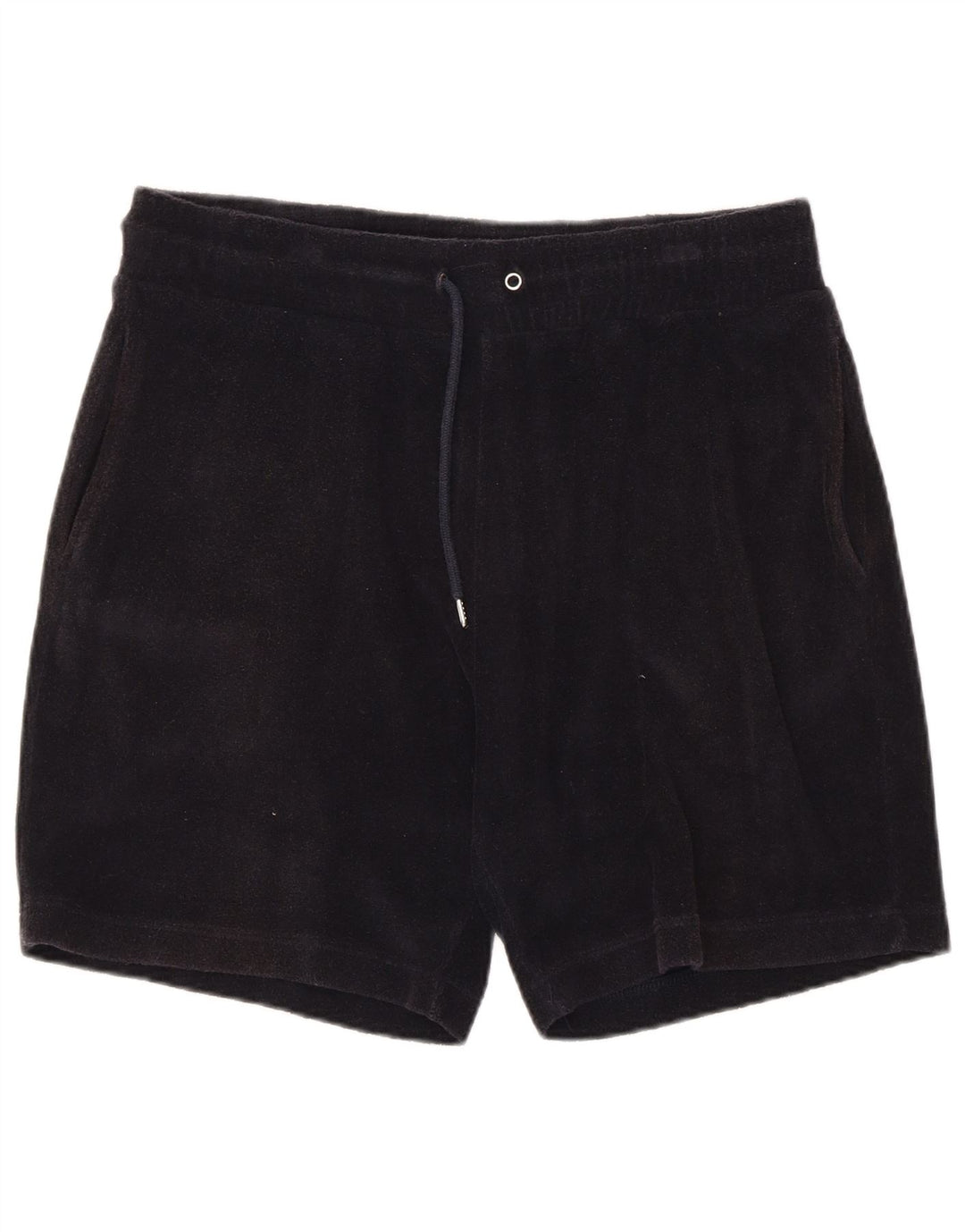 REISS Herren-Sportshorts, groß, schwarze Baumwolle