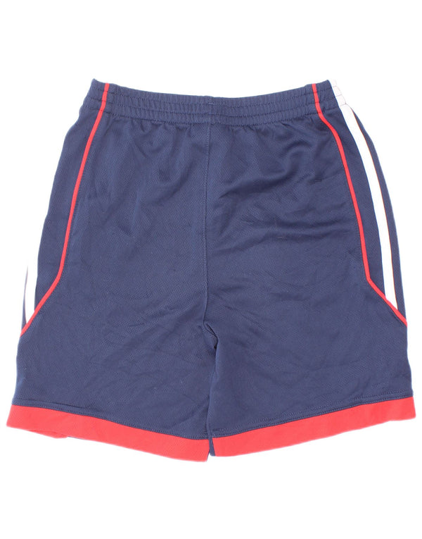 Adidas Sportshorts für Jungen, 5–6 Jahre, marineblaues Farbblock-Polyester