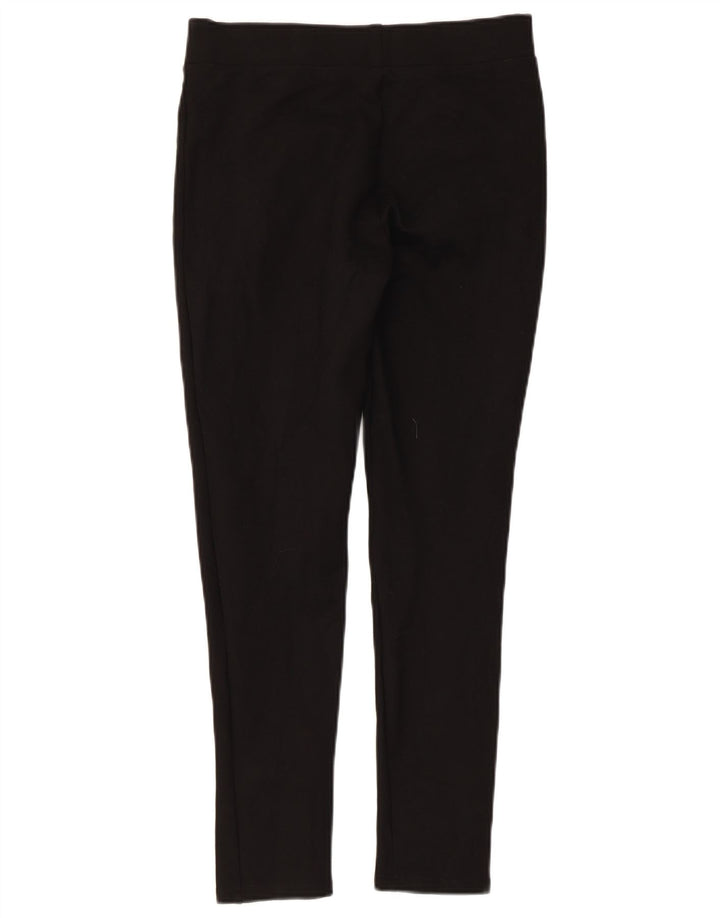 Schmale, kurze Hose von Zara für Damen, mittelgroß, W28, L25, schwarze Viskose