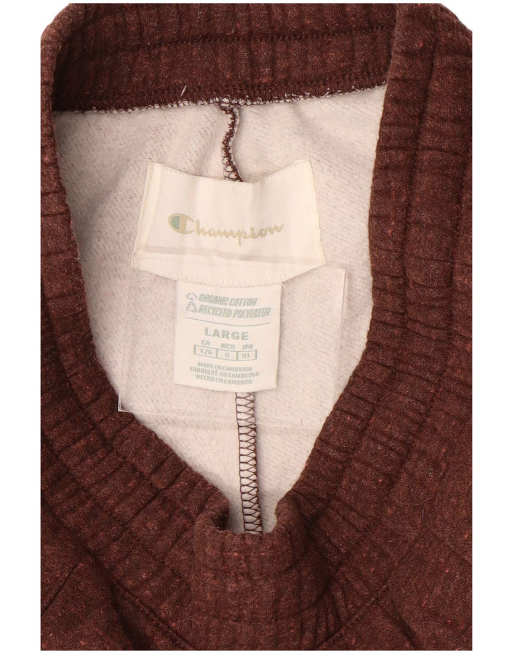 Champion Damen-Trainingshose, UK-Größe 44, groß, braun gefleckte Baumwolle