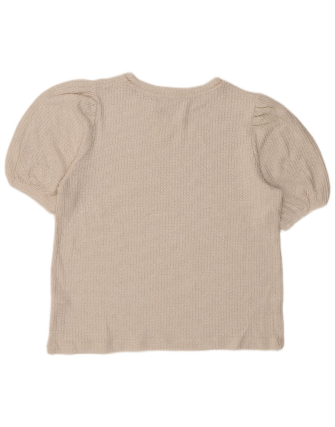 Marks & Spencer Damen Blusentop UK 14 Mittelweiße Viskose
