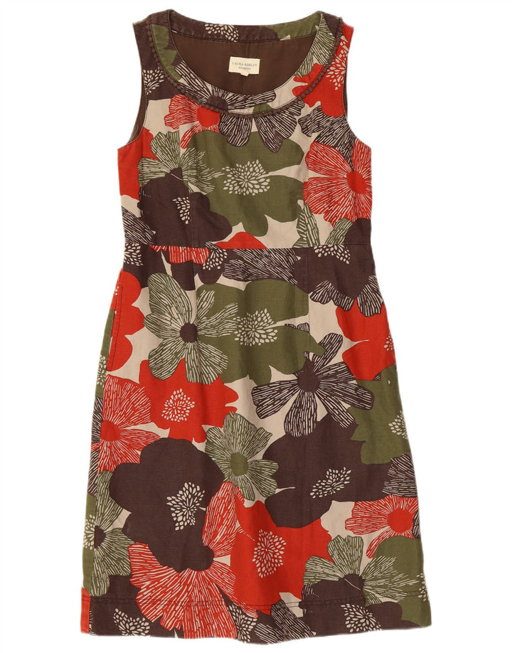 LAURA ASHLEY Damen Weekend-Etuikleid UK 12 Medium Mehrfarbig