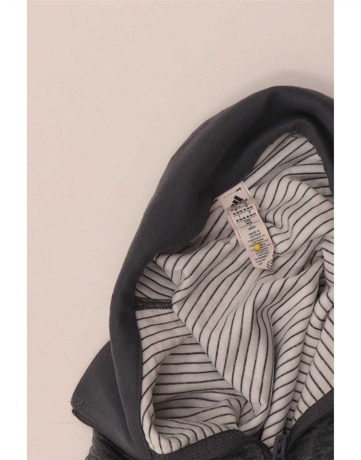 Adidas Damen Climalite Pullover Trainingsanzug Top UK 12/14 Mittelgrau