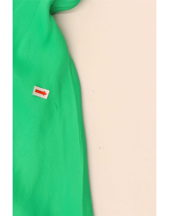 Zara Damen Mini-Sommerkleid UK 10 Small Grüne Viskose