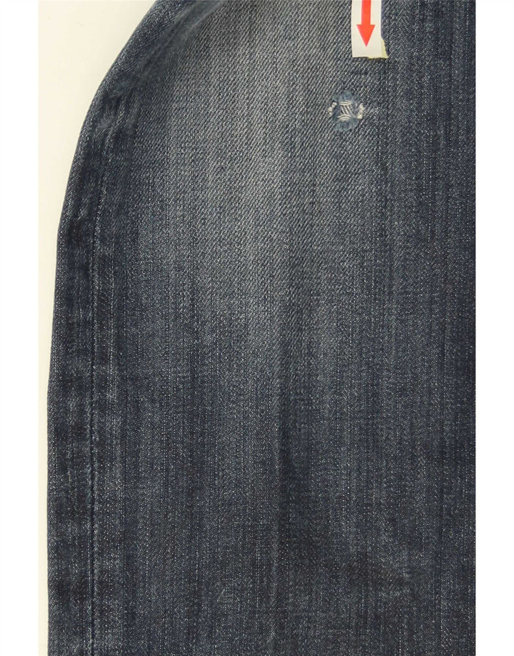 Dondup Damen Slim Jeans W30 L32 Blaue Baumwolle