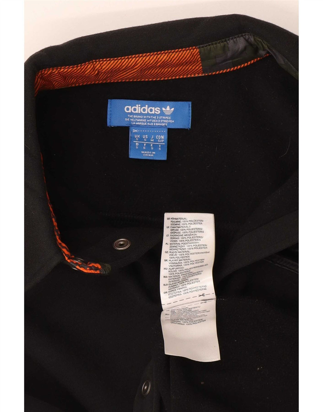 Adidas Herren-Shirt, Größe S, Schwarz, Polyester